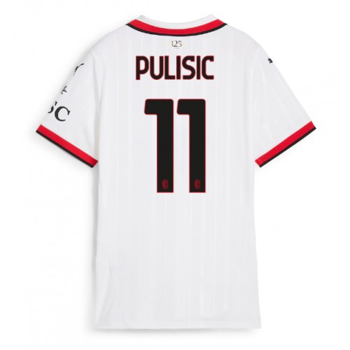 Fotbalové Dres AC Milan Christian Pulisic #11 Dámské Venkovní 2024-25 Krátký Rukáv